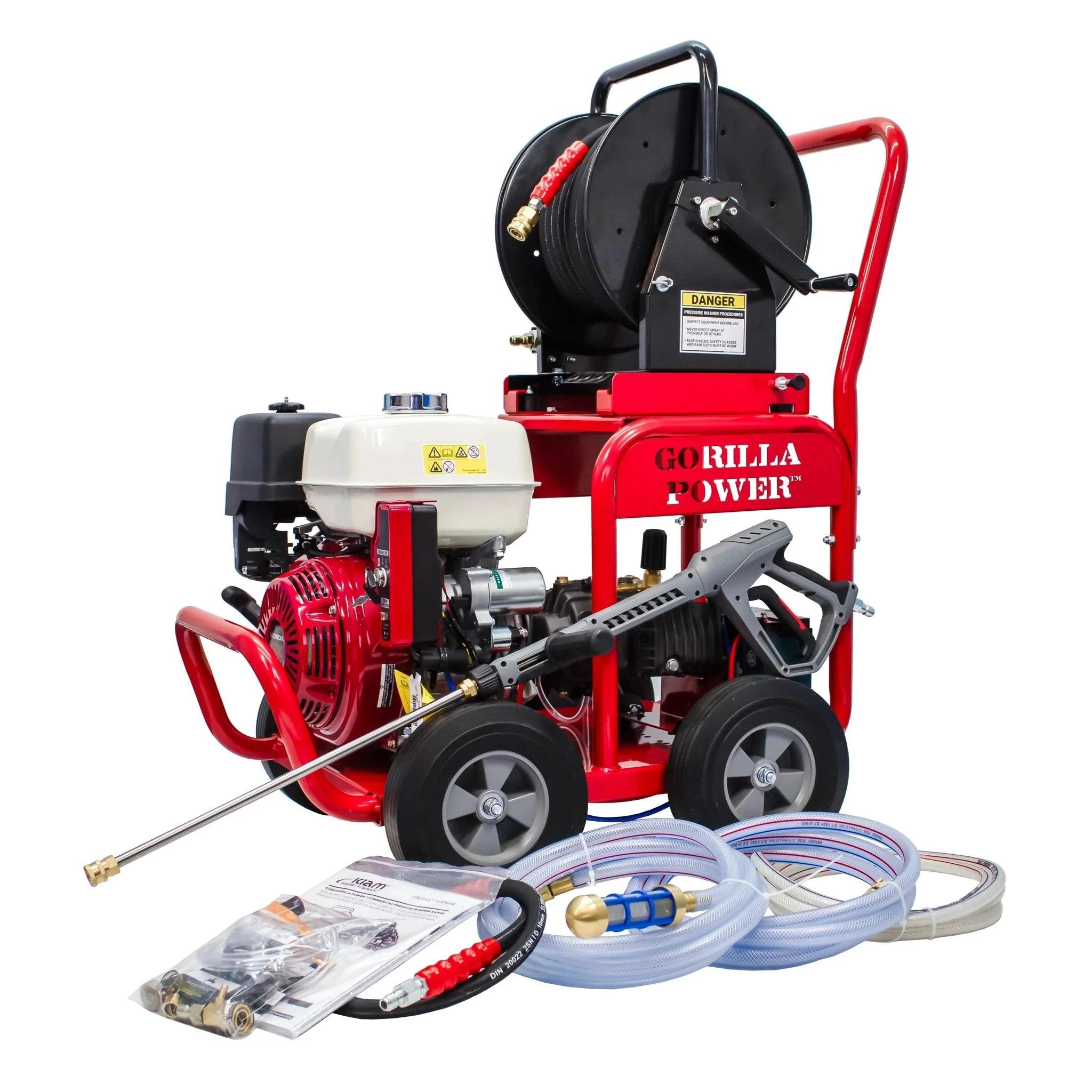 Kiam GORILLA POWER® 3600PSI 15LPM 13HP Petrol Pressure Washer Honda GX390 Engine - Image 8