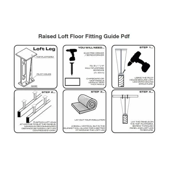 OSB Board Loft Flooring Kits - (Flooring & Legs) - Image 6