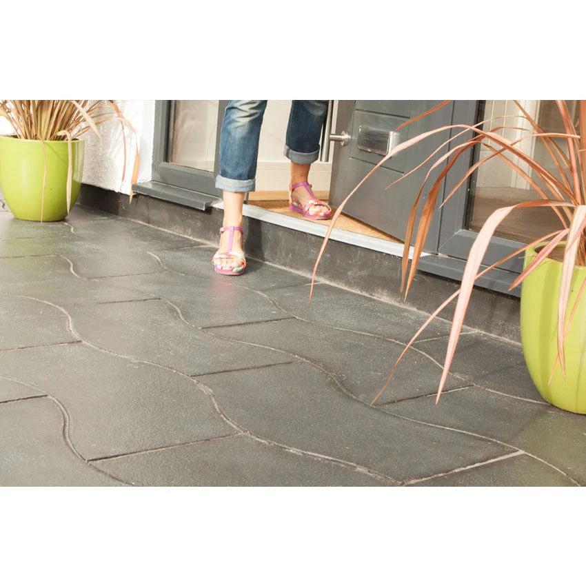 Prestbury Wave Concrete Paving Patio Kit 5.76m2 Welsh Slate - Image 2