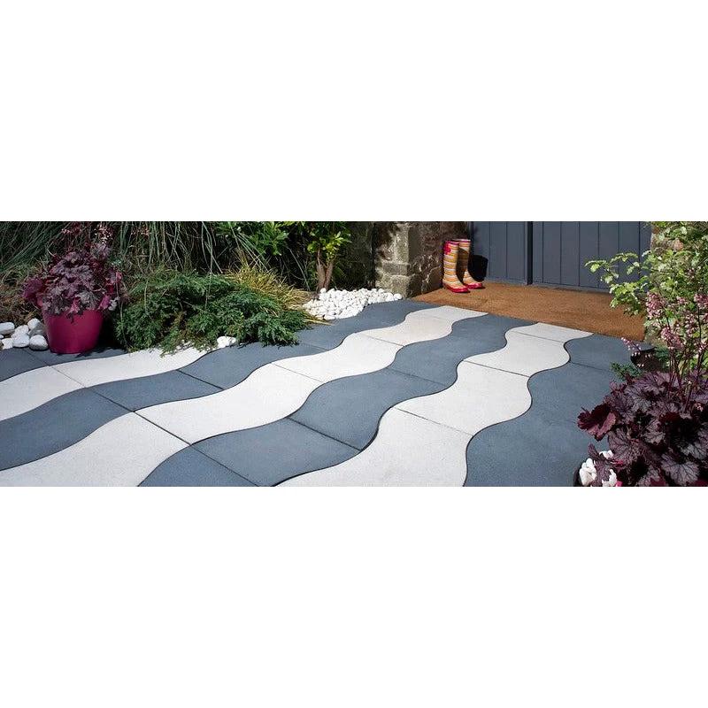 Prestbury Wave Concrete Paving Patio Kit 5.76m2 Portland Grey - Image 6