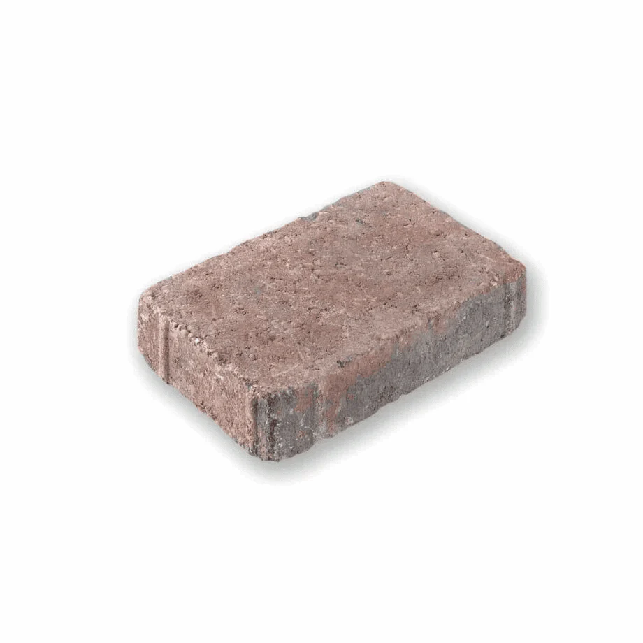 50mm Rumbled Block Paving Brick - Brindle