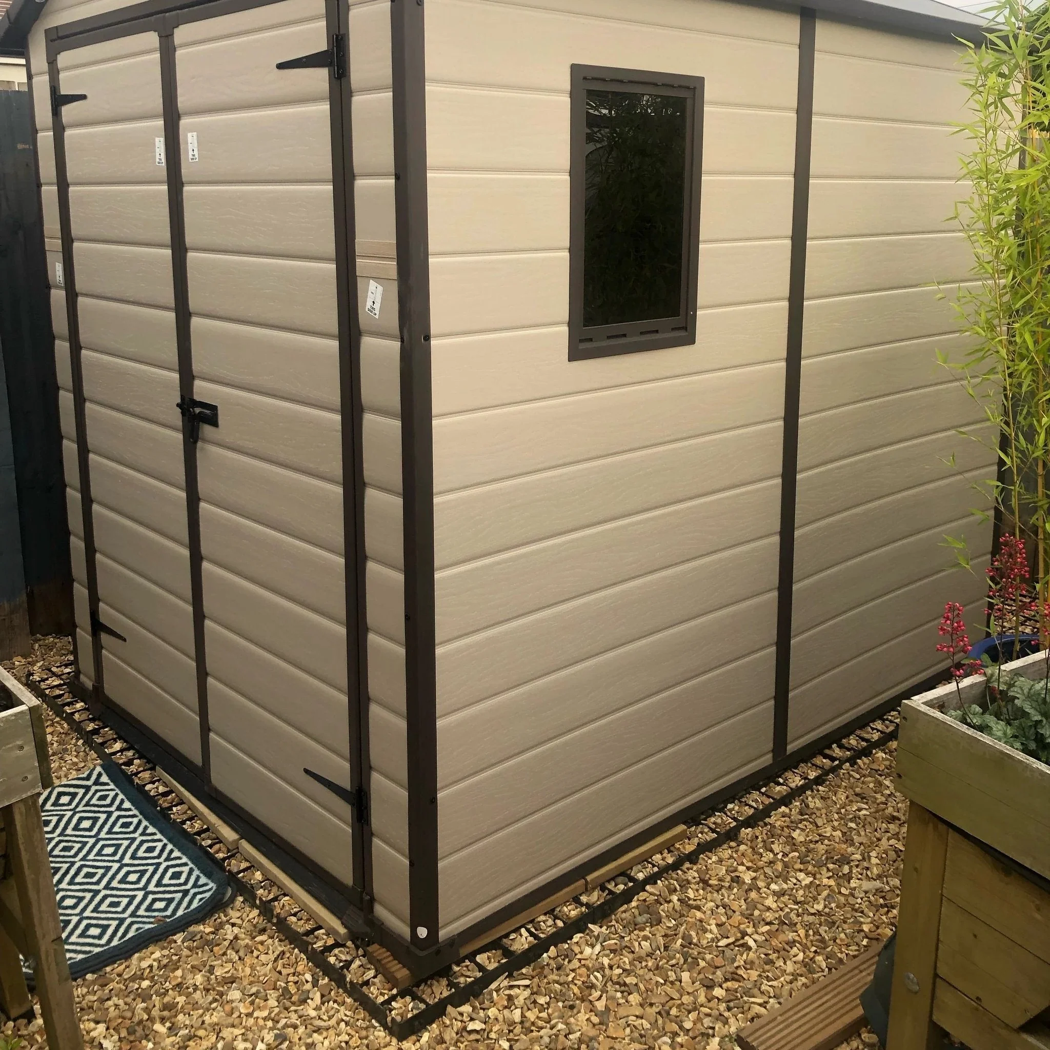 Shed Base Grid 500mm x 500mm x 40mm Recycled Plastic Shed Base Kit for Fast, Easy Foundation Installation Eco Friendly - Image 8