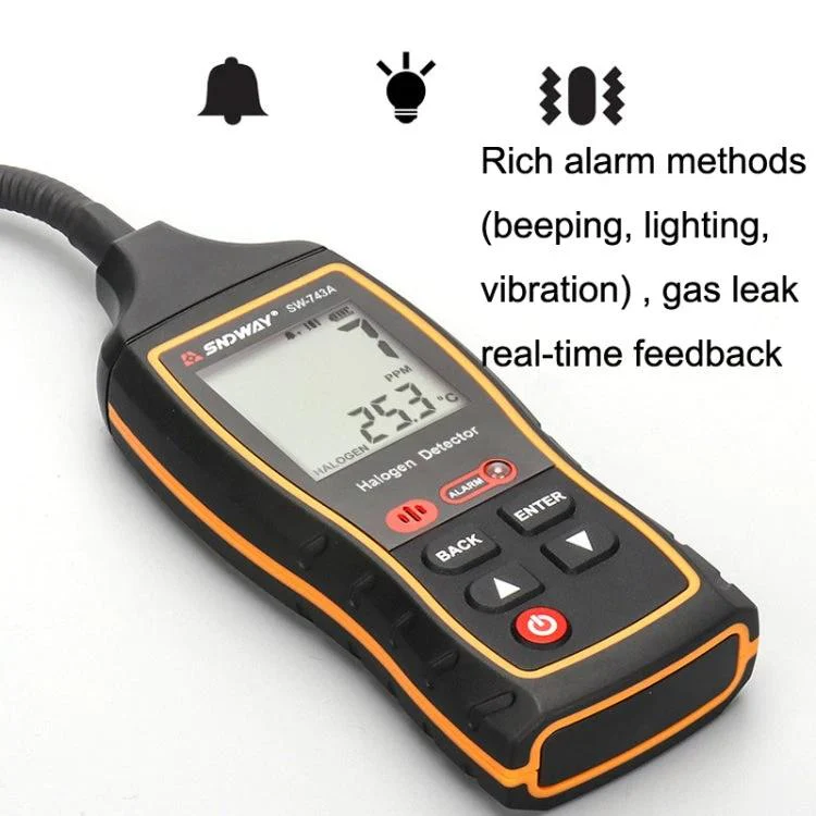 SNDWAY SW743A Halogen Gas Detector Automotive Electronic Air Conditioning Refrigerant Freon Maintenance Leak Detector, SW743A - Image 4