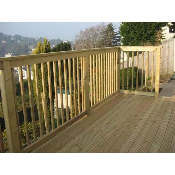 Treated Timber Decking Board 145mm x 27mm Finished Size - Image 4