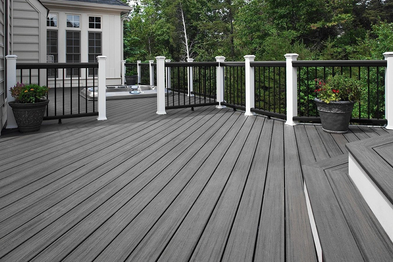 Trex Decking Board Composite Grooved 25mmx140mm Island Mist 3660mm - Image 15