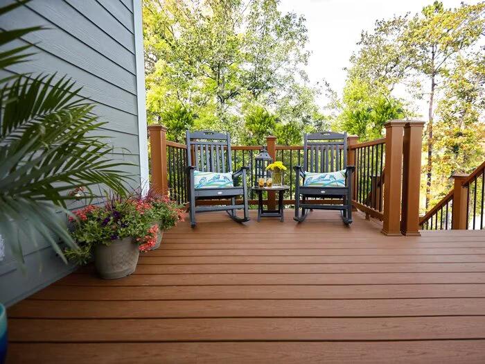 Trex Decking Board Composite Grooved 25mmx140mm Saddle 3660mm - Image 3