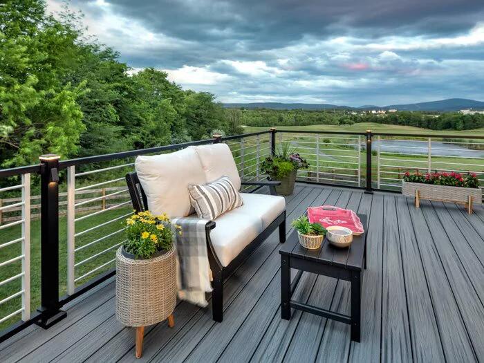 Trex Decking Board Composite Solid 25mmx140mm Island Mist 3660mm - Image 8