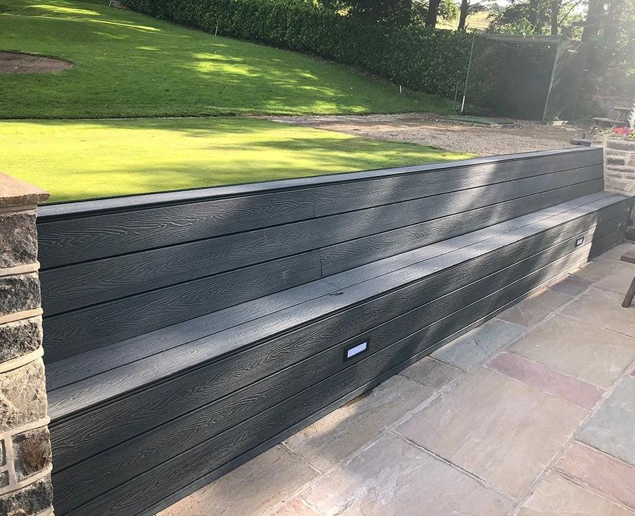 Triton Composite Decking Board – Black | Affordable Uncapped WPC Deckin - Image 4