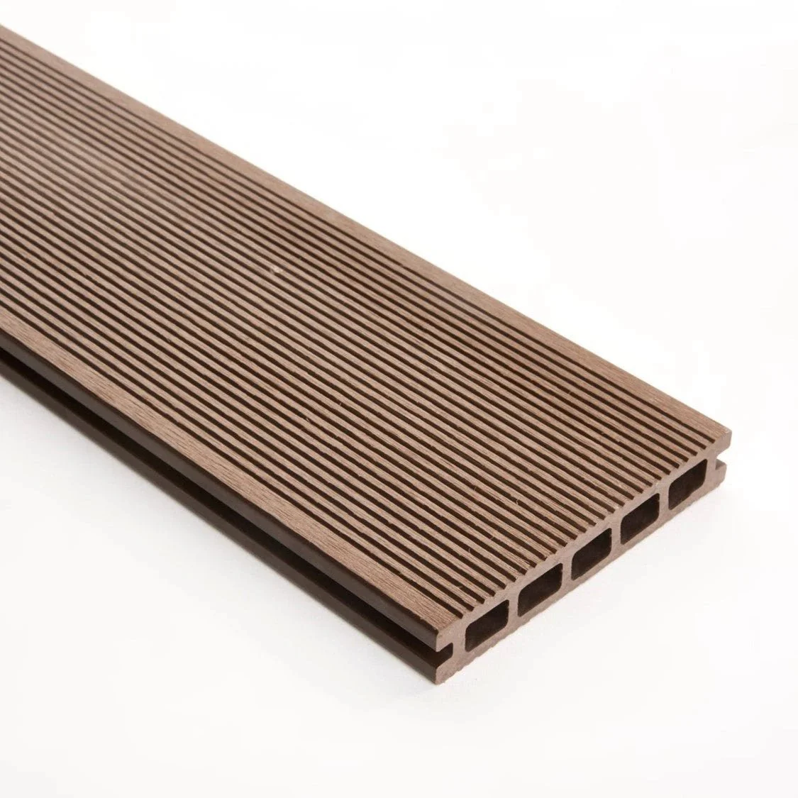 Triton Composite Decking Board – Brown | Affordable Uncapped WPC Deckin - Image 2