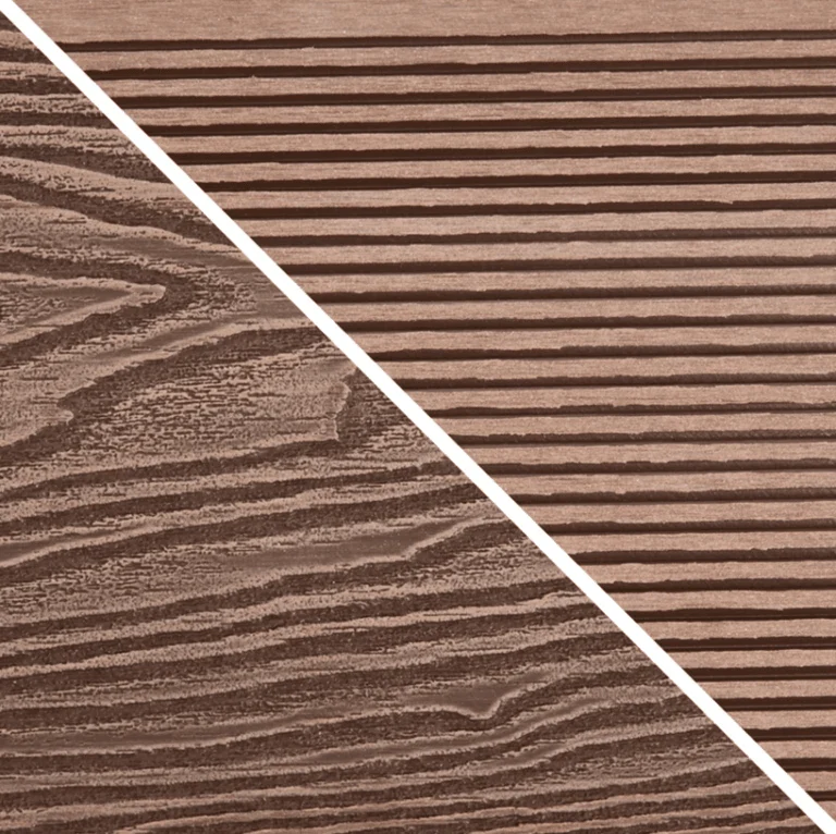 Triton Composite Decking Board – Brown | Affordable Uncapped WPC Deckin - Image 3