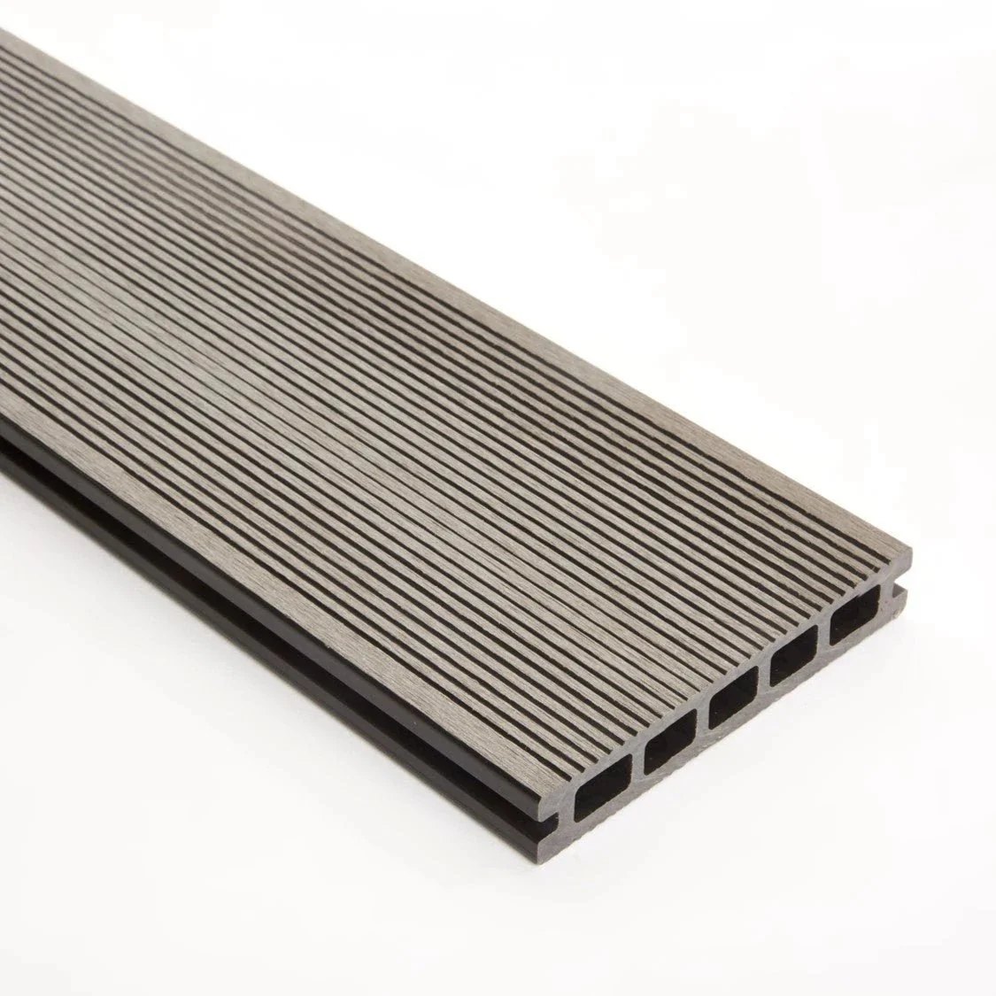 Triton Composite Decking Board – Grey | Affordable Uncapped WPC Decking - Image 2