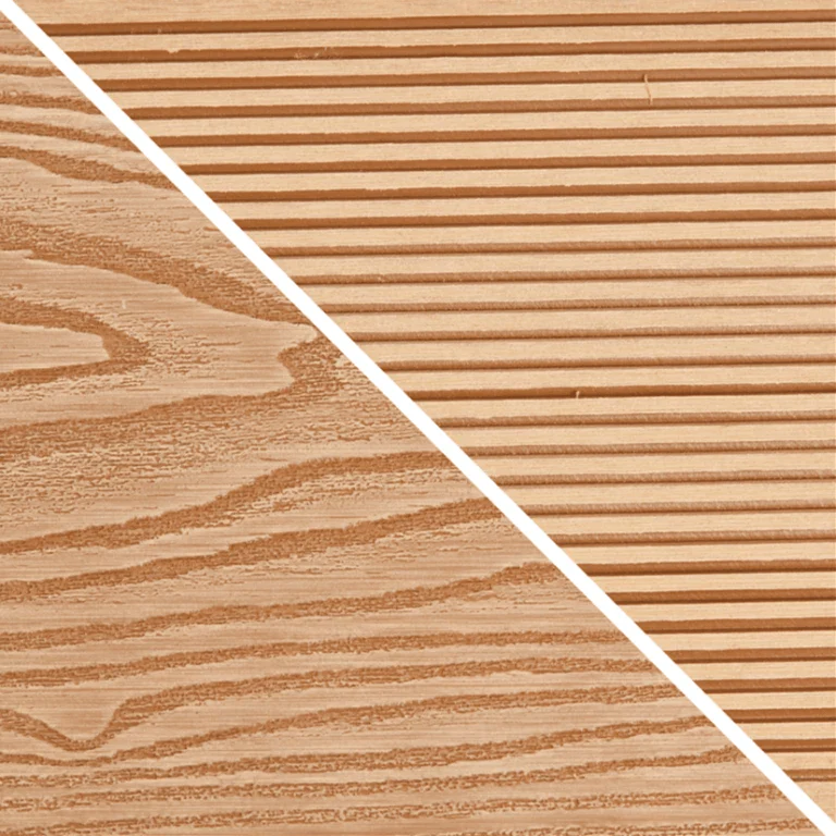 Triton Composite Decking Board – Teak | Affordable Uncapped WPC Deckin - Image 3