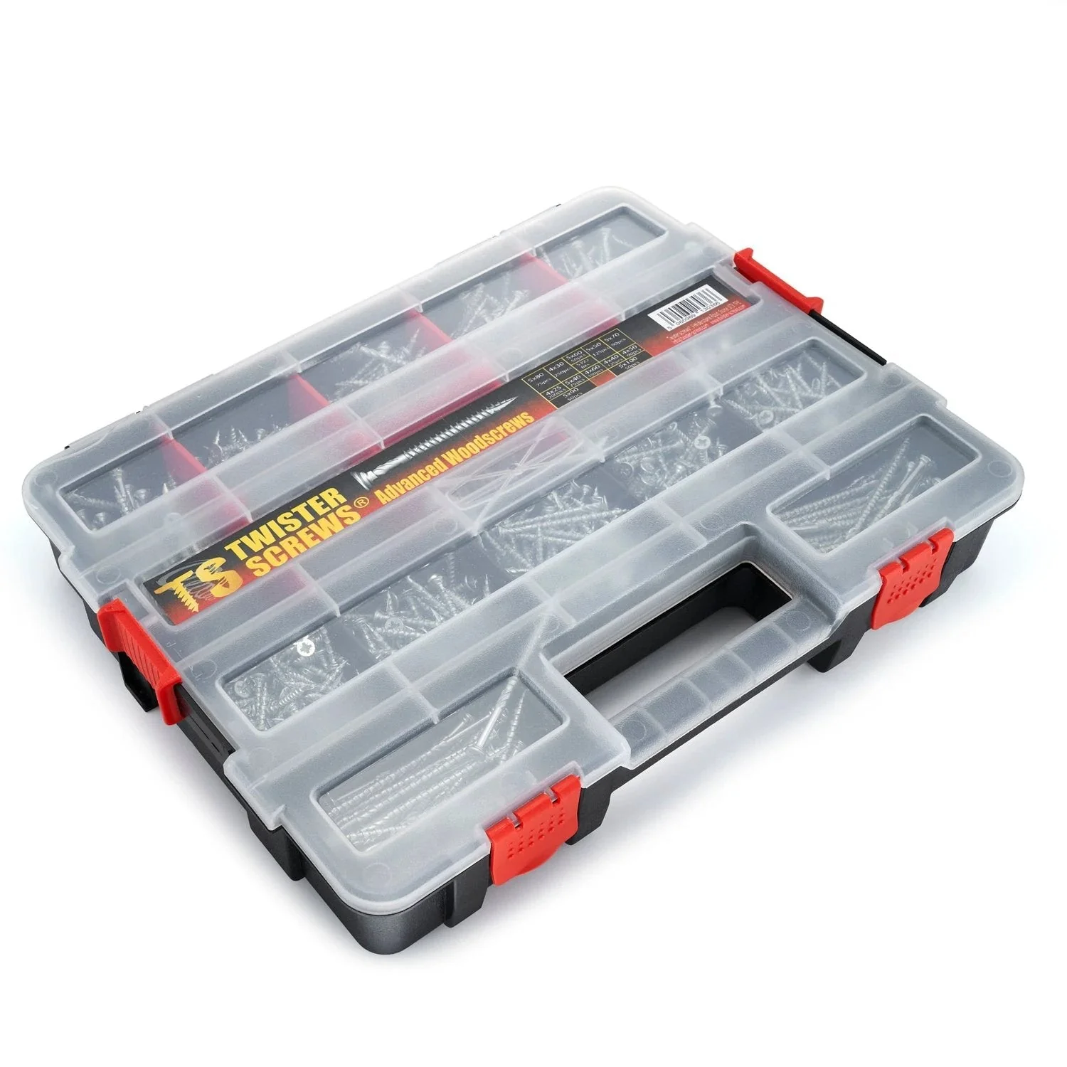 Twister  Zinc-Coated Wood Screws MultiBox 1,280 Piece - Image 5