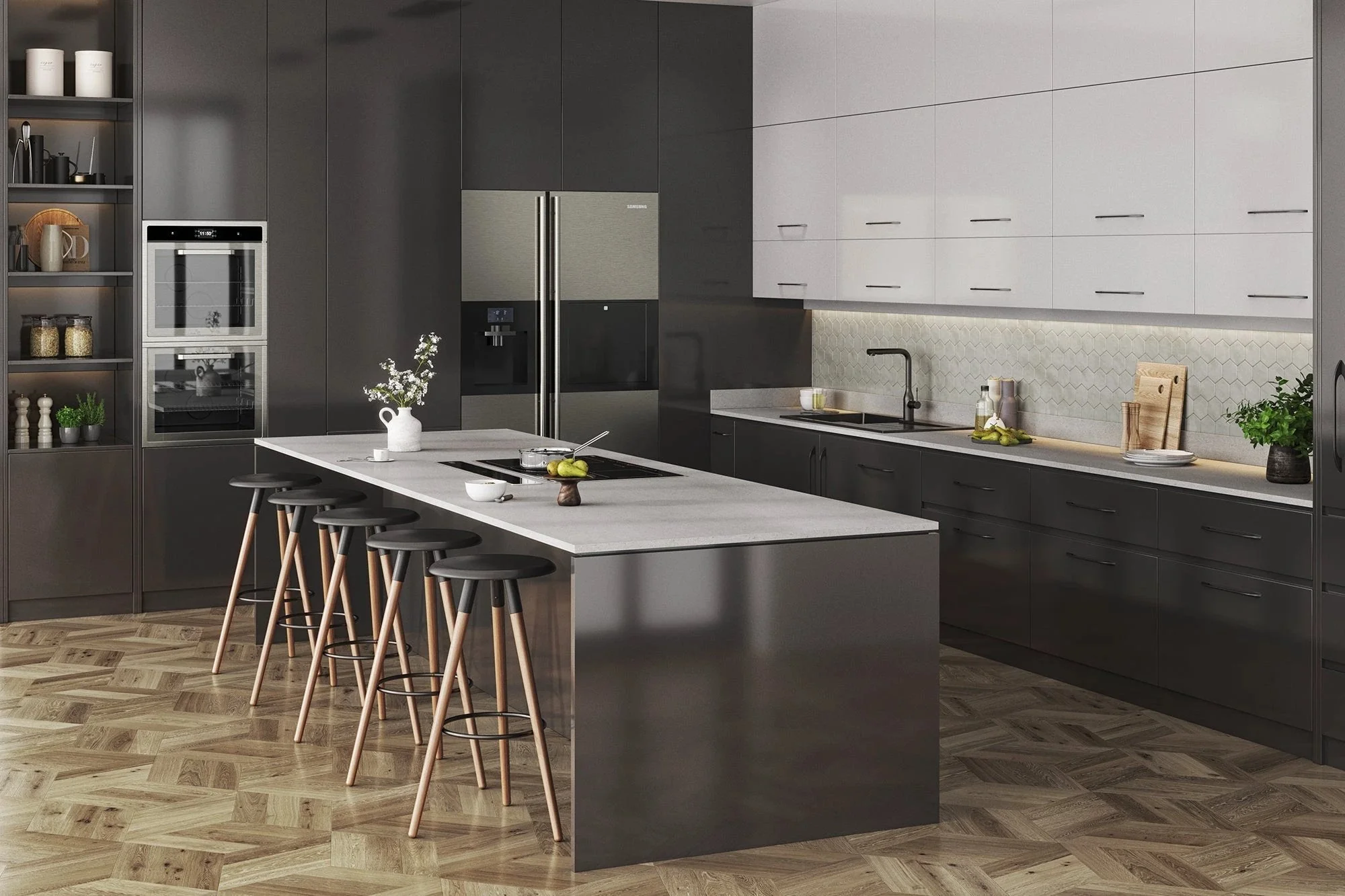 Vis Oya Square Edge Laminate Kitchen Worktops - Image 2