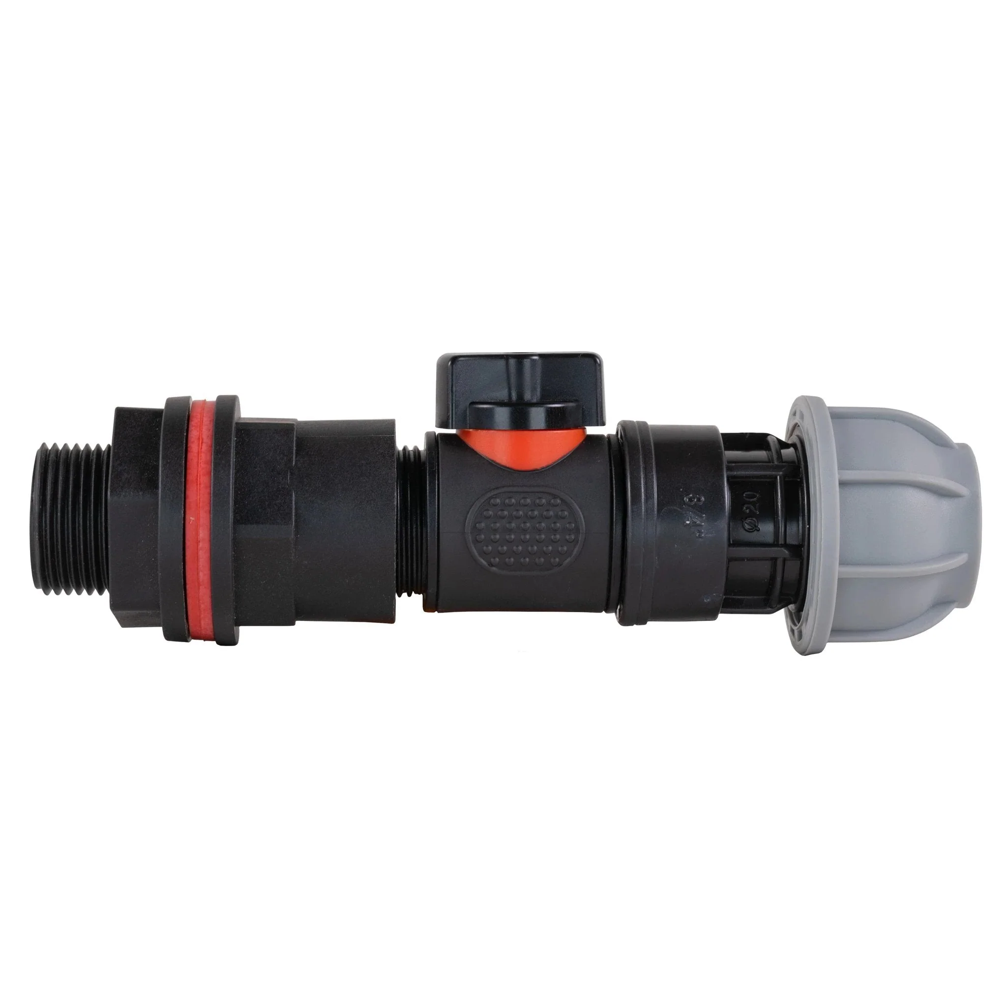 Water Butt Kit 3/4" with In-Line Valve + 25mm MDPE Joiner and Drill Bit - Image 2