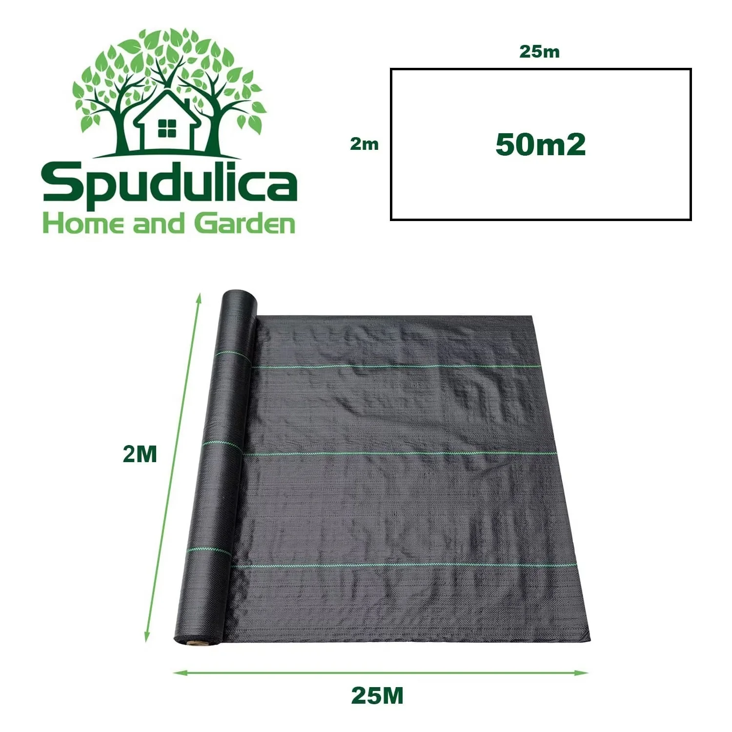 Weed Control Fabric Roll 50m2 100gsm - Image 11