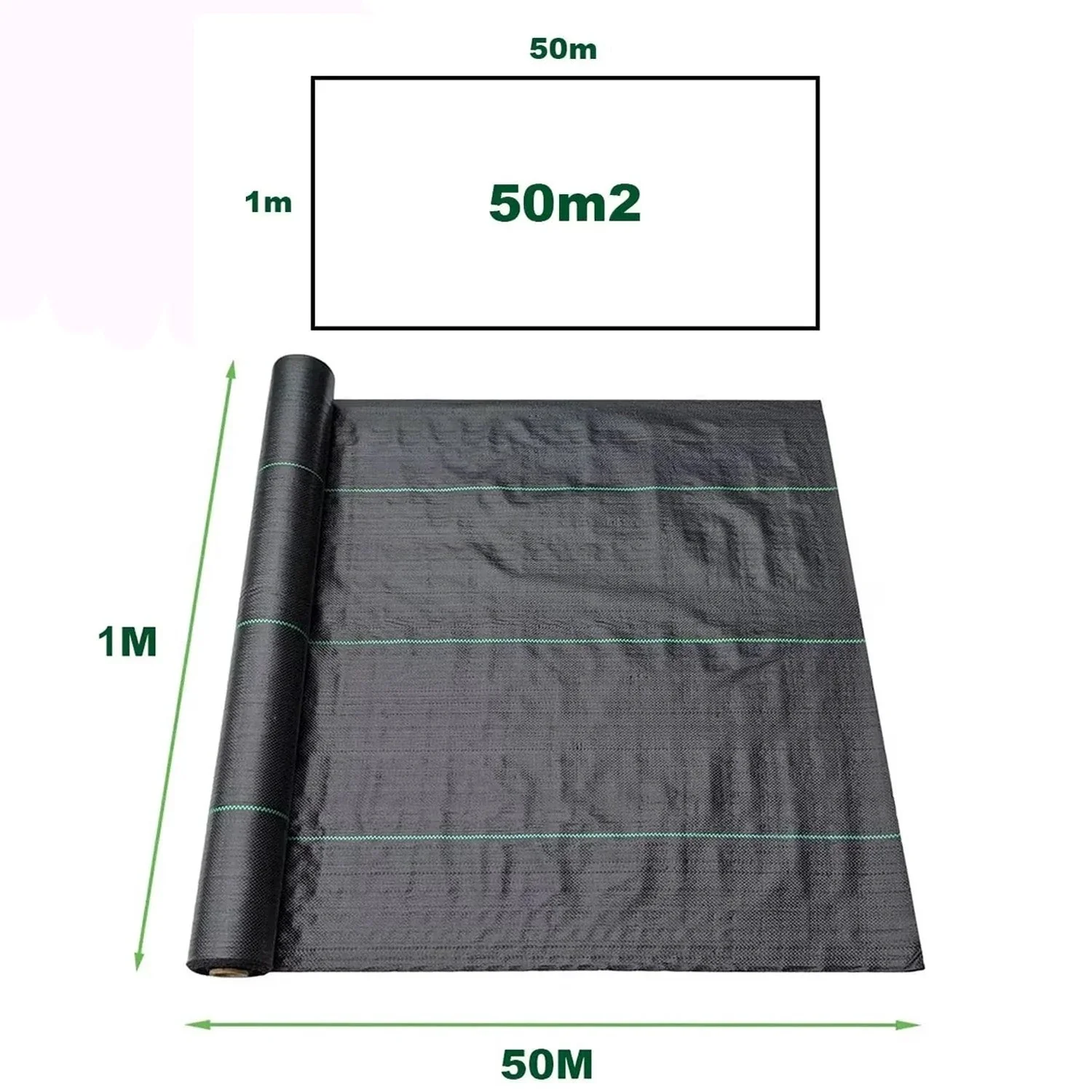 Weed Control Fabric Roll 50m2 100gsm - Image 12