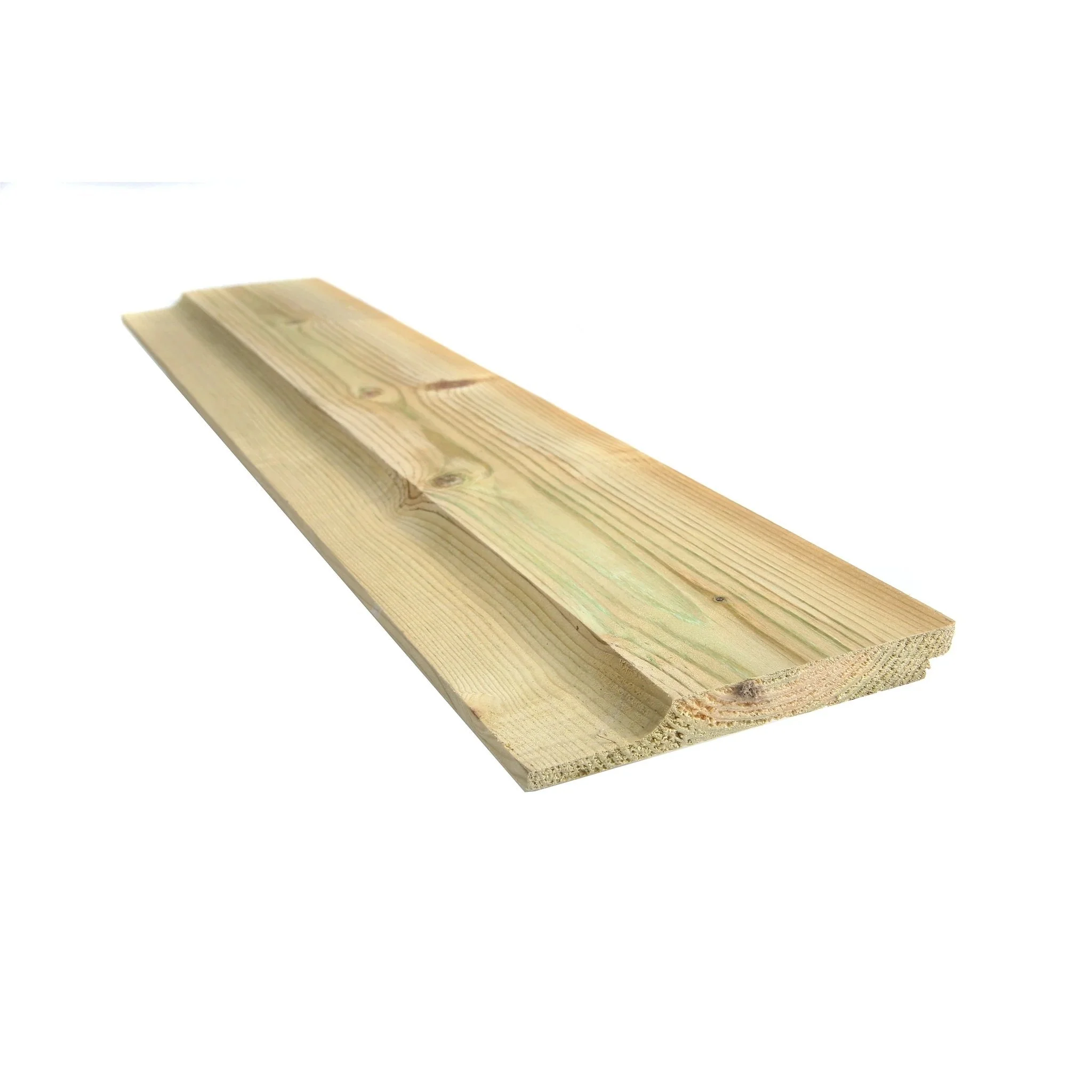 Green Treated Wooden Shiplap Cladding 19mm x 125mm (5x3/4") - Image 7
